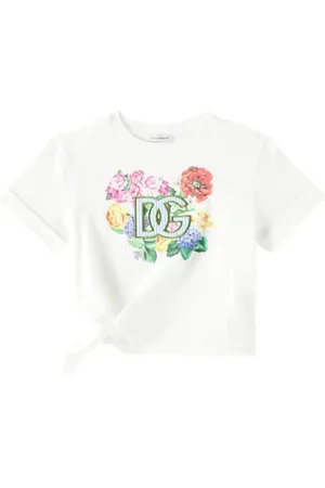 Dolce & Gabbana T-shirt DG in cotone con stampa