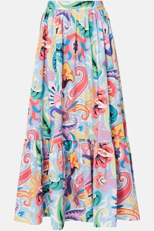 Etro Gonna lunga in cotone con stampa