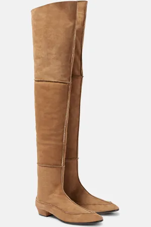 The Row Stivali cuissardes Hereditas in suede