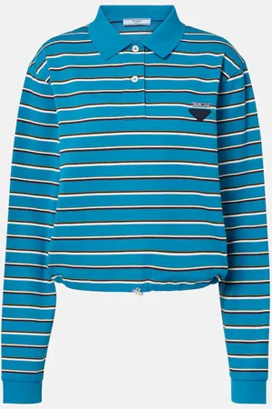 Prada Polo in cotone a righe