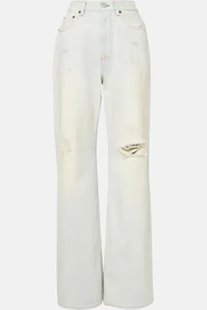 Acne Studios Jeans regular Shorebreak con cut-out