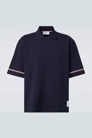 Thom Browne Polo RWB Stripe in cotone
