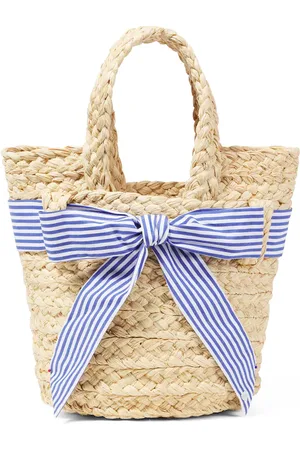 Tartine Et Chocolat Borsa in rafia con fiocco