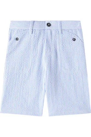 Tartine Et Chocolat Shorts in cotone seersucker a righe