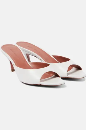 Amina Muaddi Mules Alexa 60 in pelle