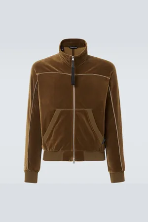 Tom Ford Felpa in velluto con zip