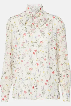 Giambattista Valli Blusa in seta con stampa