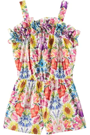 Tartine Et Chocolat Jumpsuit corta in cotone floreale