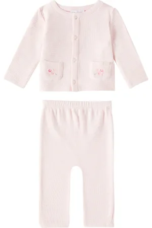 Tartine Et Chocolat Baby - Cardigan e pantaloni in cotone