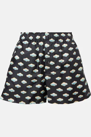 Loewe Shorts Clouds in twill di seta