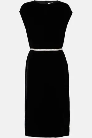 Velvet Abito midi in velluto