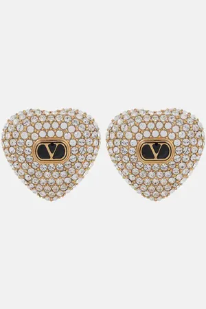 VALENTINO Orecchini Cuore XS con cristalli