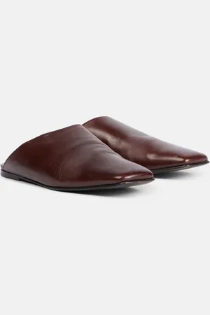 Loro Piana Mules Alba in pelle