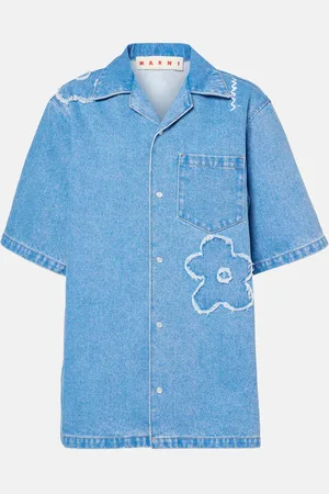 Marni Camicia di jeans con ricamo