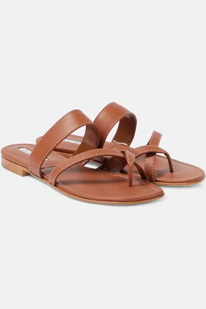 Manolo Blahnik Sandali Susacru in pelle