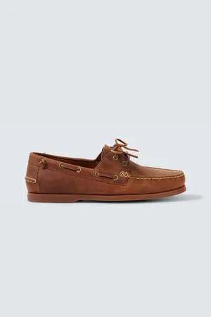 Ralph Lauren Scarpe da barca Merton in pelle