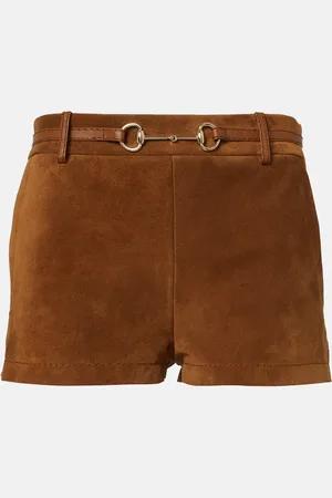 Gucci Shorts in suede a vita bassa