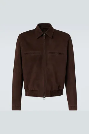 Loro Piana Bomber Kane in suede