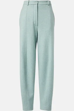 Loro Piana Pantaloni tapered in misto cashmere