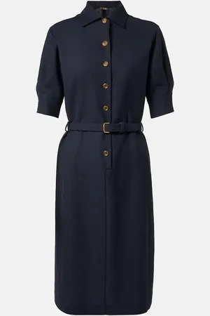 Loro Piana Abito midi in lino e lana