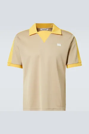 WALES BONNER Polo a blocchi di colore con logo