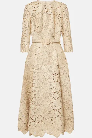 Oscar de la Renta Abito da cocktail in pizzo guipure
