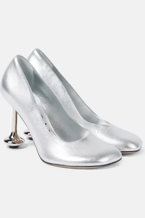 Loewe Pumps Toy in pelle metallizzata