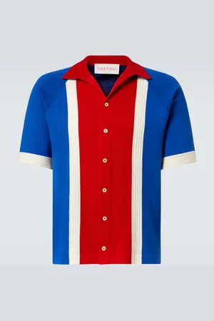 VALENTINO Camicia in cotone a righe