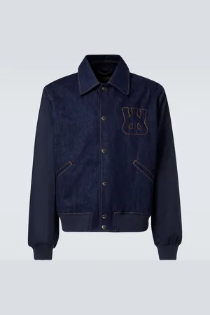 WALES BONNER Giacca di jeans con logo