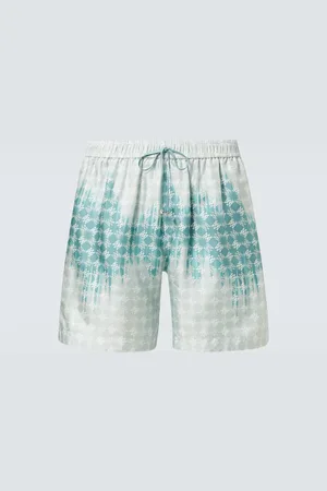 AMIRI Shorts MA Quad in seta con stampa