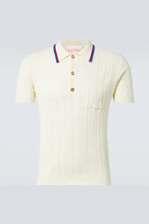 VALENTINO Polo in maglia di cotone