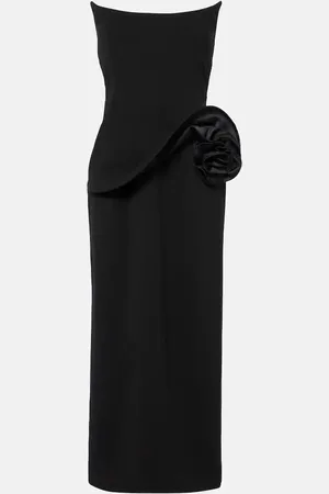 MAGDA BUTRYM Abito midi bustier con applicazione
