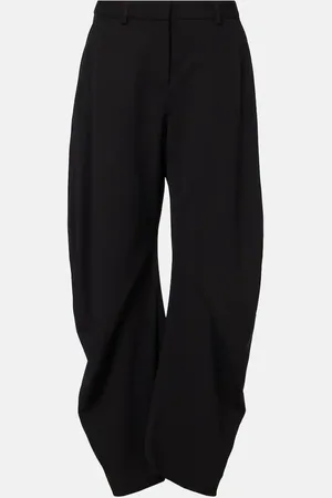 Acne Studios Pantaloni a gamba larga e vita media