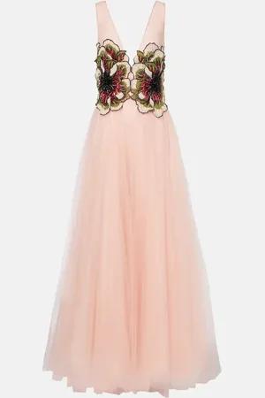 Costarellos Abito lungo Arion in tulle