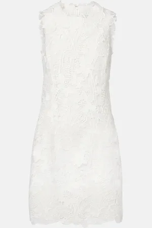 MONIQUE LHUILLIER Abito corto in pizzo