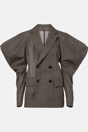 SACAI Blazer in voile di cotone