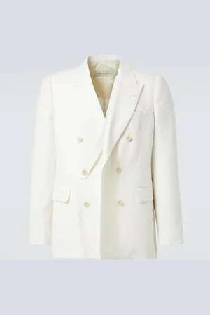 DRIES VAN NOTEN Blazer in lino, lana, seta e cashmere