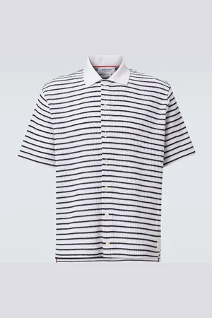 Thom Browne Polo in cotone a righe