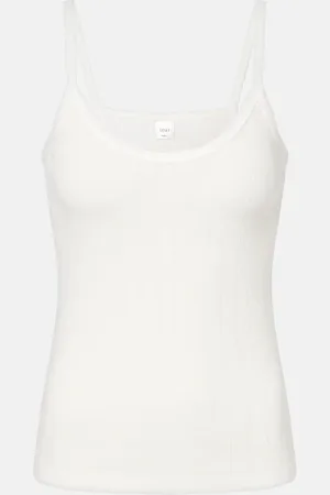Leset Tank top in cotone pointelle