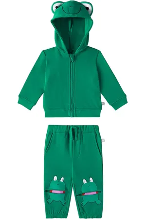 Stella McCartney Baby - Felpa e pantaloni sportivi con stampa