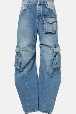 Acne Studios Jeans cargo a vita bassa