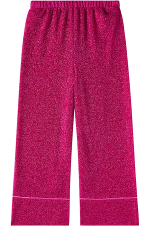 Oseree Oséree Kids Pantaloni a gamba larga Lumiere con lamé