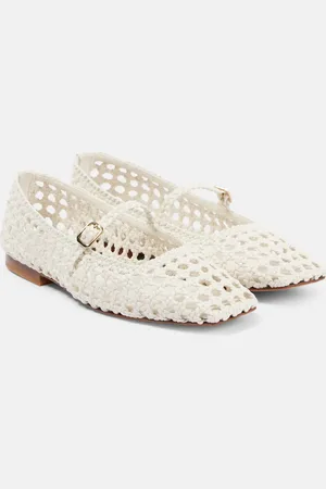 Souliers Martinez Ballerine Paris in pelle intrecciata