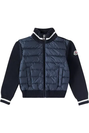 Moncler Cardigan in cotone con imbottitura