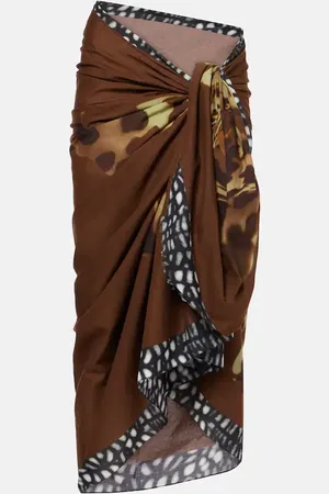 DRIES VAN NOTEN Pareo in cotone