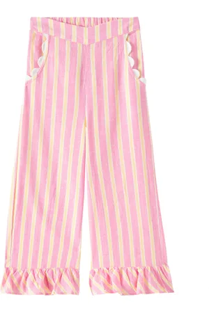 Louise Misha Pantaloni Loukie in cotone e lino