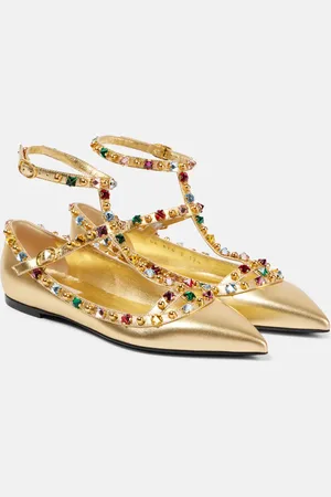VALENTINO GARAVANI Ballerine Rockstud in pelle