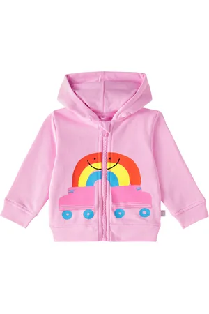 Stella McCartney Baby - Felpa in cotone con cappuccio
