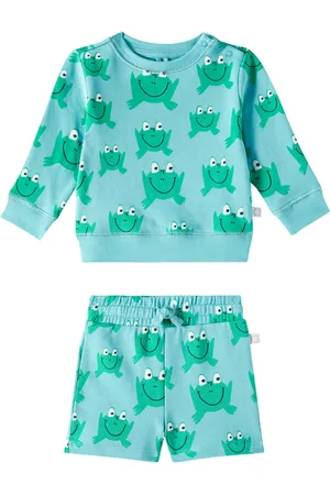 Stella McCartney Baby - Felpa e shorts sportivi in cotone