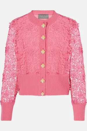 MONIQUE LHUILLIER Cardigan con ricamo